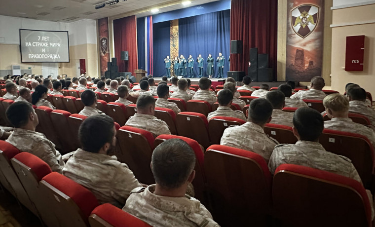 Грозненский центр специального назначения Росгвардии отметил годовщину своего образования