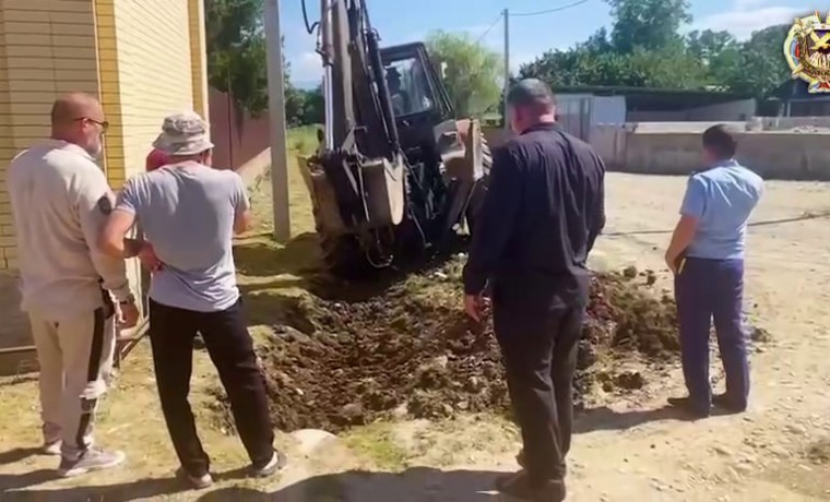 В Ачхой-Мартановском районе провели прочистку системы водоотведения