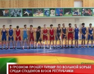 В Грозном прошел турнир по вольной борьбе среди студентов вузов республики