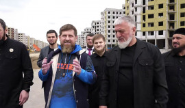 Рамзан Кадыров проверил ход строительства престижного района имени Владимира Путина