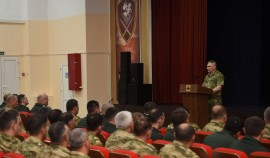 В Грозном отметили годовщину образования отдельного батальона материального обеспечения Росгвардии