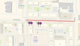 Вводится временный запрет остановки и стоянки на улице Малгобекской