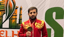 Мовсар Сулейманов в седьмой раз завоевал золото чемпионата мира по гиревому спорту