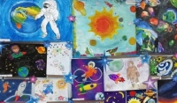 В Грозном открылась выставка детского рисунка «Космос глазами детей - 2019»