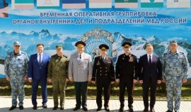 Командующий ОГВ(с) принял участие в мероприятии, посвященном 26-летию образования ВОГОиП МВД России