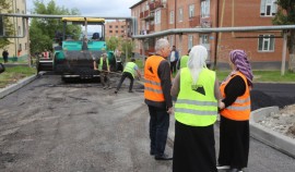 В столице региона проверили ход строительных работ по улице Басханова