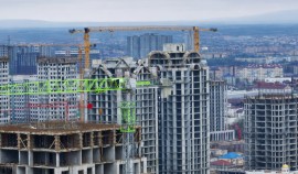 В районе им. В.В. Путина завершается этап строительства каркасов зданий второй линии 