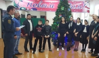 Пожарные Чечни обеспечивают безопасность новогодних утренников 