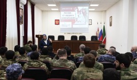 В Управлении Росгвардии по Чеченской Республике прошла лекция, посвящённая единству народов России