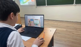 Ученики школы № 40 Грозного получили награду за достижения в образовательном марафоне