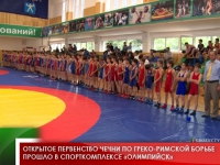 Открытое первенство Чечни по греко-римской борьбе прошло в спорткомплексе «Олимпийск»