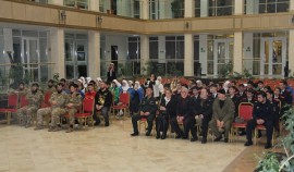 Военнослужащие ОГВ(с) приняли участие в Дне памяти «Отважной и гордой России сыны» в Грозном