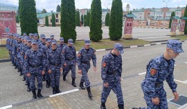 Новобранцы из Чеченской Республики пополнили ряды полка Росгвардии в Ведено