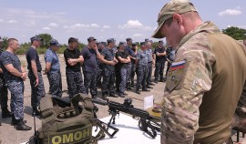 В Чеченской Республике прошли совместные занятия Росгвардии и полиции