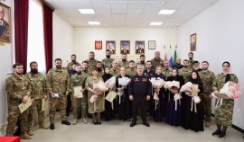 В Управлении Росгвардии по Чеченской Республике отметили День медицинской службы