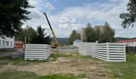 В Шатое началось возведение модульного здания женской консультации