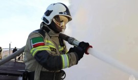 В Ачхой-Мартане прошла профориентационная встреча школьников с сотрудниками МЧС