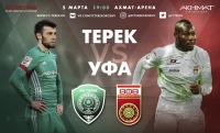 ФК «Терек» сыграет с «Уфой» в рамках 18-го тура РФПЛ