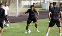 Во вторник грозненцы провели тренировку на главном поле «Ахмат-Арены»