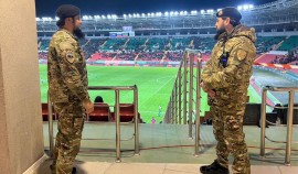  В Грозном Росгвардия обеспечила правопорядок на футбольном матче РПЛ