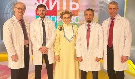 Чеченские медики приняли участие в записи передачи «Жить здорово!» на Первом канале