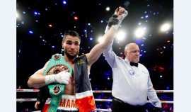 Воспитанник РСК «Ахмат» Имам Хатаев защитил титул чемпиона NABF в полутяжёлом весе