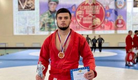 Сотрудник полка полиции «Ахмат» стал серебряным призером чемпионата Росгвардии по самбо