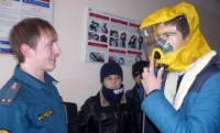 Чеченские спасатели обучают жителей правилам поведения при чрезвычайных ситуациях