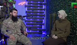 Офицер ОМОН «АХМАТ-1» стал гостем телерубрики «Герои СВО» на ЧГТРК «Грозный»