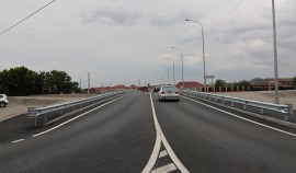 В Грозном в рамках нацпроекта реконструирован мост на улице Ленинградской