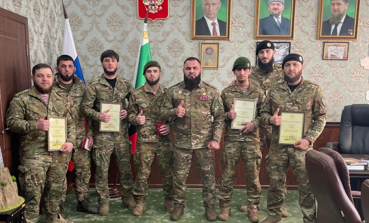 В Управлении Росгвардии по Чеченской Республике отметили заслуги сборной команды по дзюдо