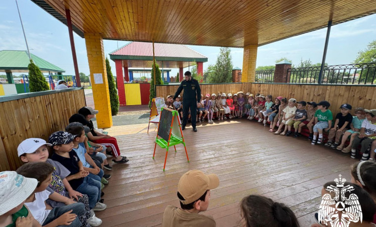 Воспитанников детских садов Чеченской Республики обучают правилам пожарной безопасности