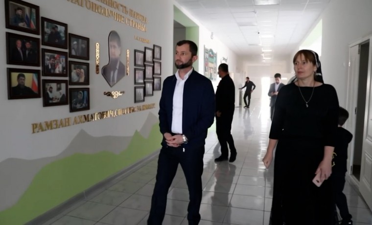 Хож-Бауди Дааев проинспектировал школу в с. Красностепновское