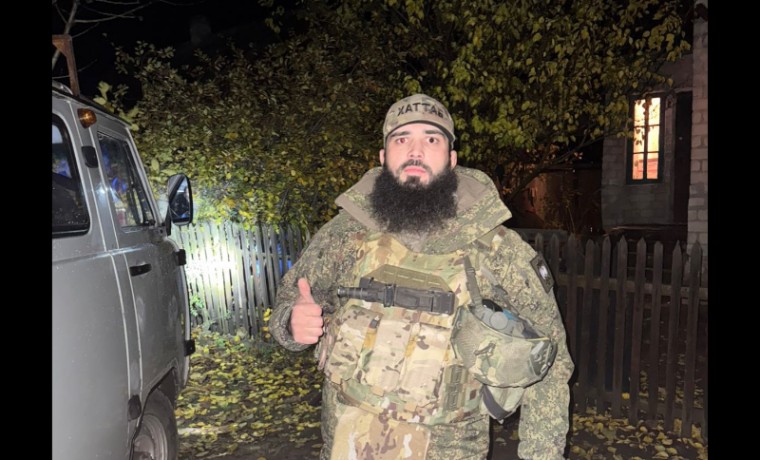 Военнослужащий полка «Север-АХМАТ» МО РФ Усам Джебрагимов Указом награждён медалью Суворова