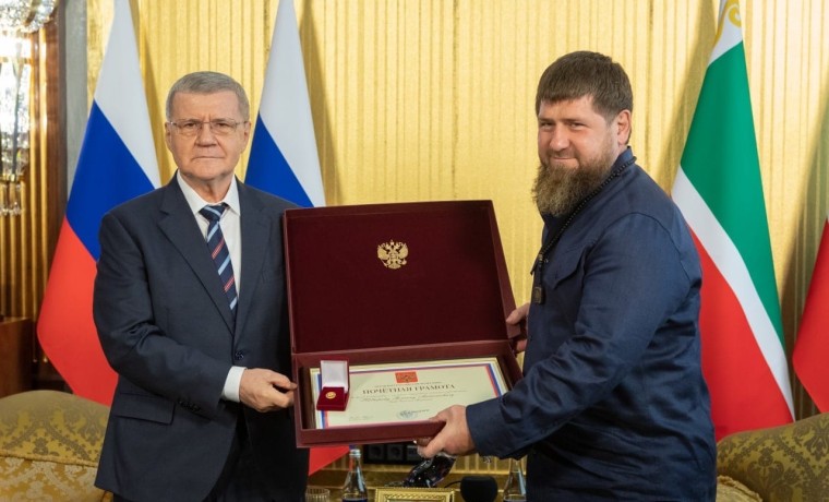 Рамзан Кадыров поздравил Юрия Чайку с днем рождения