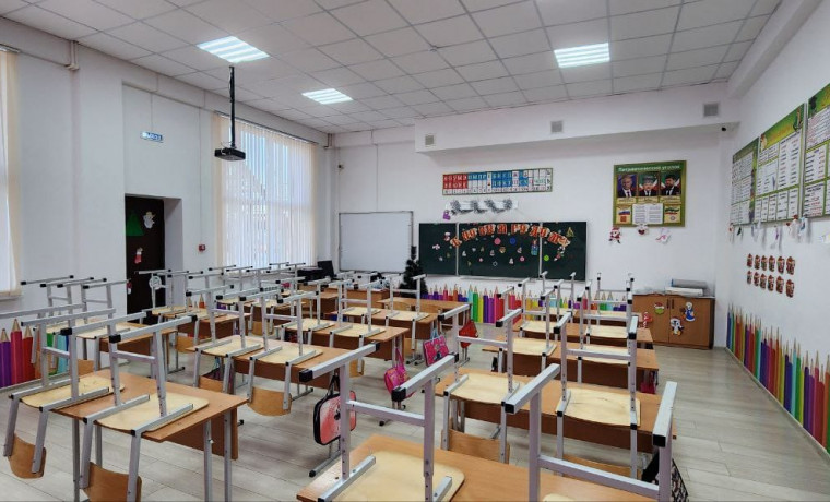 В Грозном обновлены учебные кабинеты в школе № 26