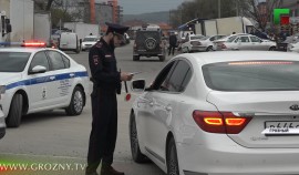 В Грозном прошли рейды ГИБДД по профилактике правонарушений на дорогах